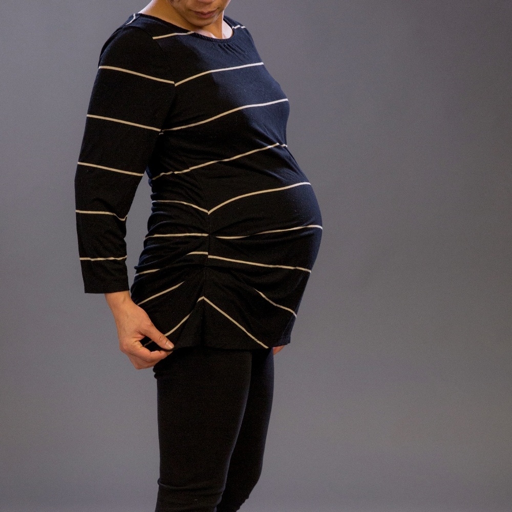 A Pea In The Pod Maternity Stripe Long Sleeve